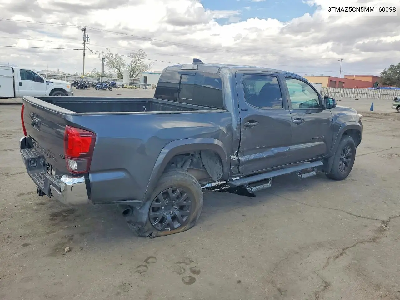 2021 Toyota Tacoma Sr5 V6 VIN: 3TMAZ5CN5MM160098 Lot: 60605026