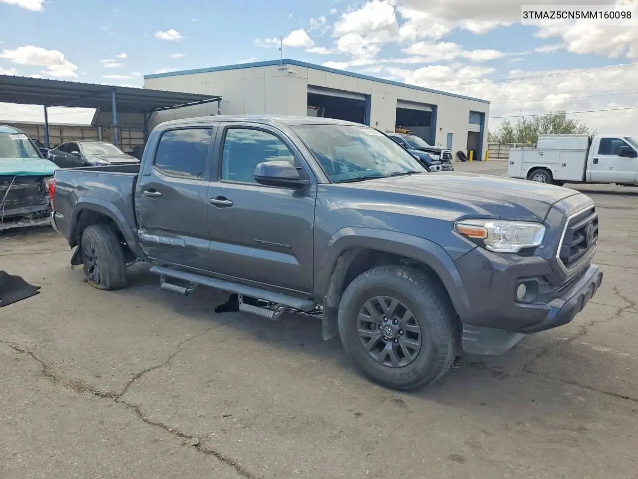 2021 Toyota Tacoma Sr5 V6 VIN: 3TMAZ5CN5MM160098 Lot: 60605026