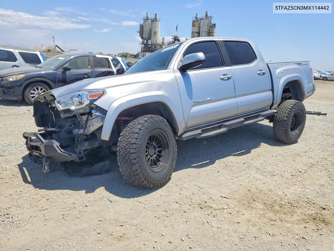 2021 Toyota Tacoma Trd Sport VIN: 5TFAZ5CN3MX114442 Lot: 60770756