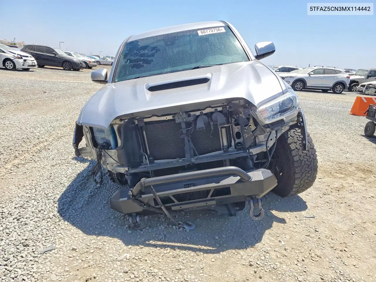 2021 Toyota Tacoma Trd Sport VIN: 5TFAZ5CN3MX114442 Lot: 60770756