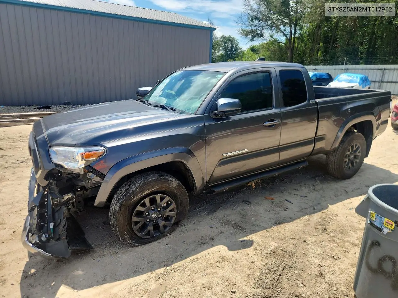 2021 Toyota Tacoma Sr5 V6 VIN: 3TYSZ5AN2MT017962 Lot: 60809136