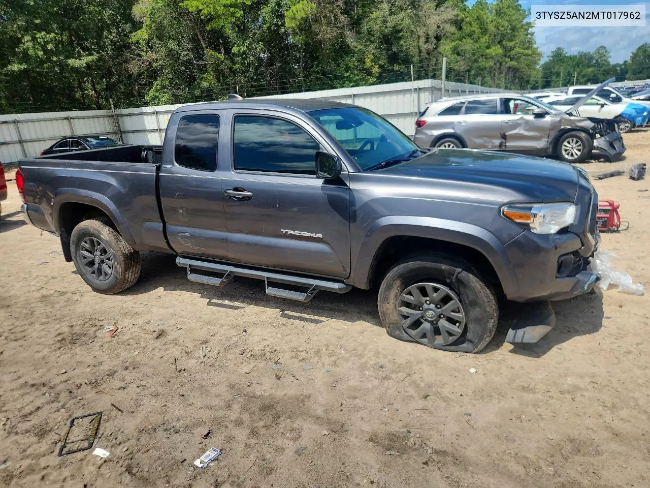 2021 Toyota Tacoma Sr5 V6 VIN: 3TYSZ5AN2MT017962 Lot: 60809136