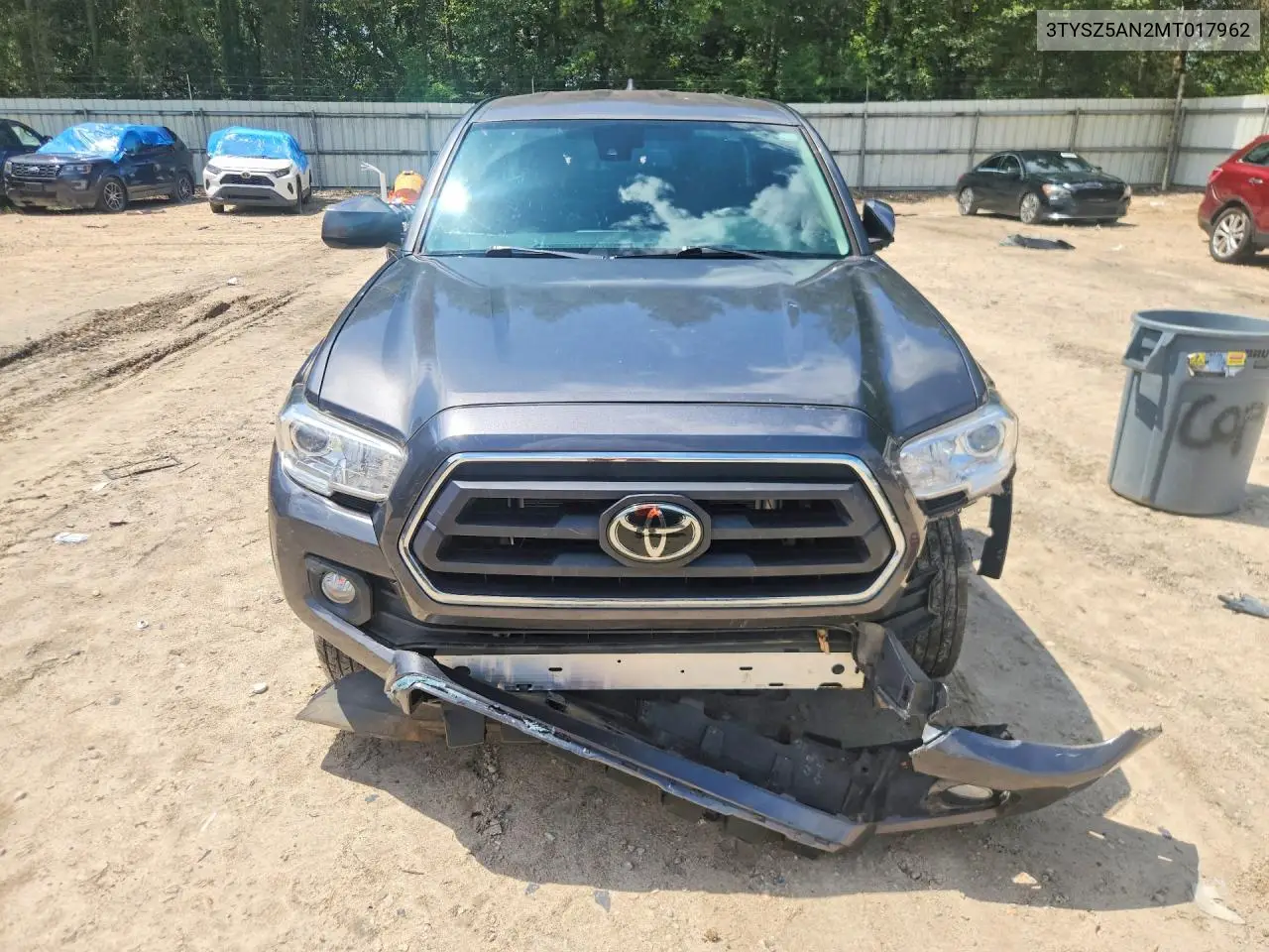 2021 Toyota Tacoma Sr5 V6 VIN: 3TYSZ5AN2MT017962 Lot: 60809136