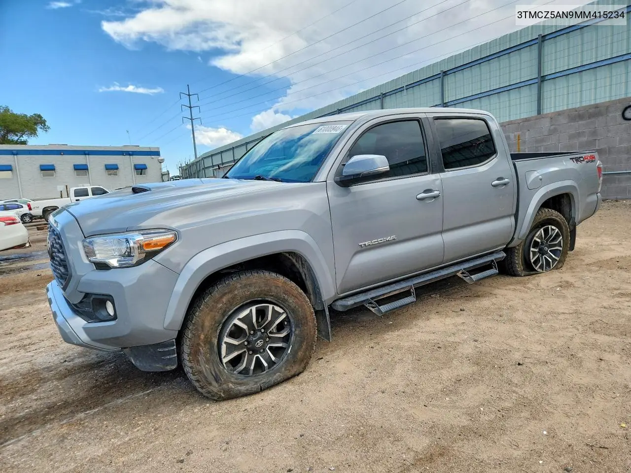 2021 Toyota Tacoma Trd Sport VIN: 3TMCZ5AN9MM415234 Lot: 61008946