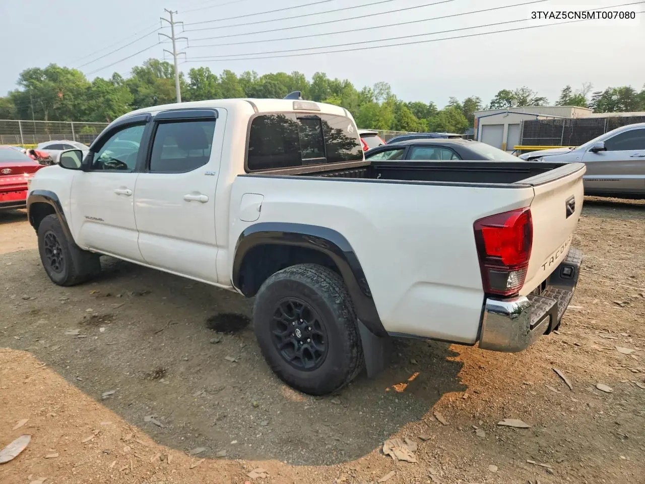 2021 Toyota Tacoma Sr5 V6 VIN: 3TYAZ5CN5MT007080 Lot: 61102366