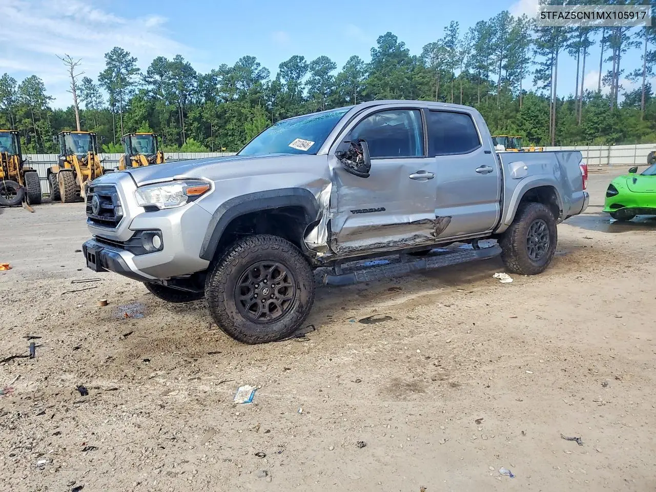 2021 Toyota Tacoma Sr5 V6 VIN: 5TFAZ5CN1MX105917 Lot: 61126946