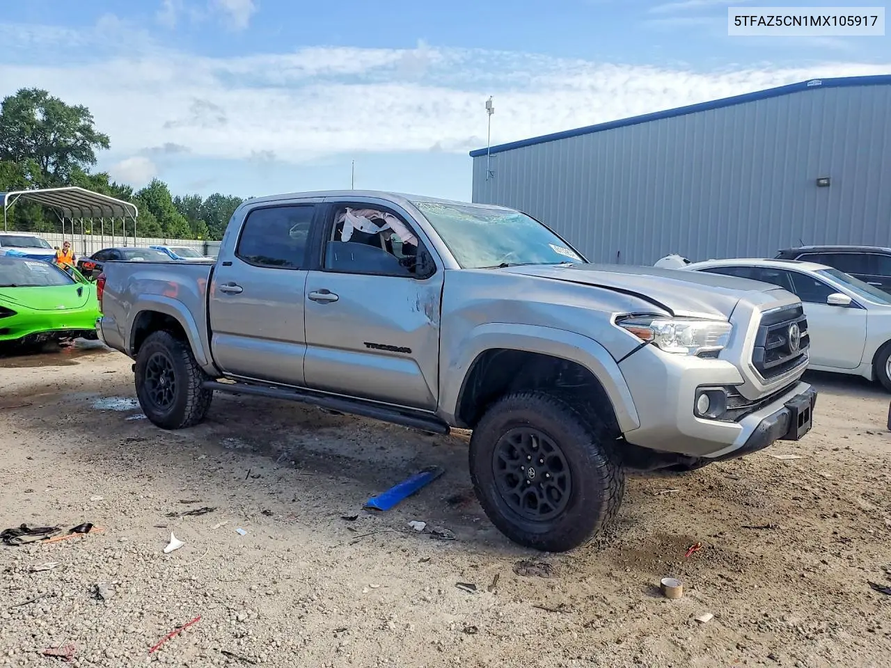 2021 Toyota Tacoma Sr5 V6 VIN: 5TFAZ5CN1MX105917 Lot: 61126946
