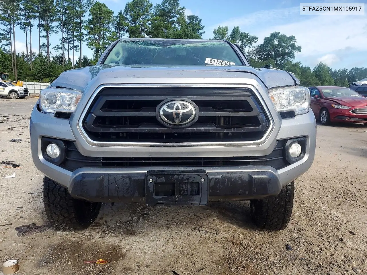 2021 Toyota Tacoma Sr5 V6 VIN: 5TFAZ5CN1MX105917 Lot: 61126946