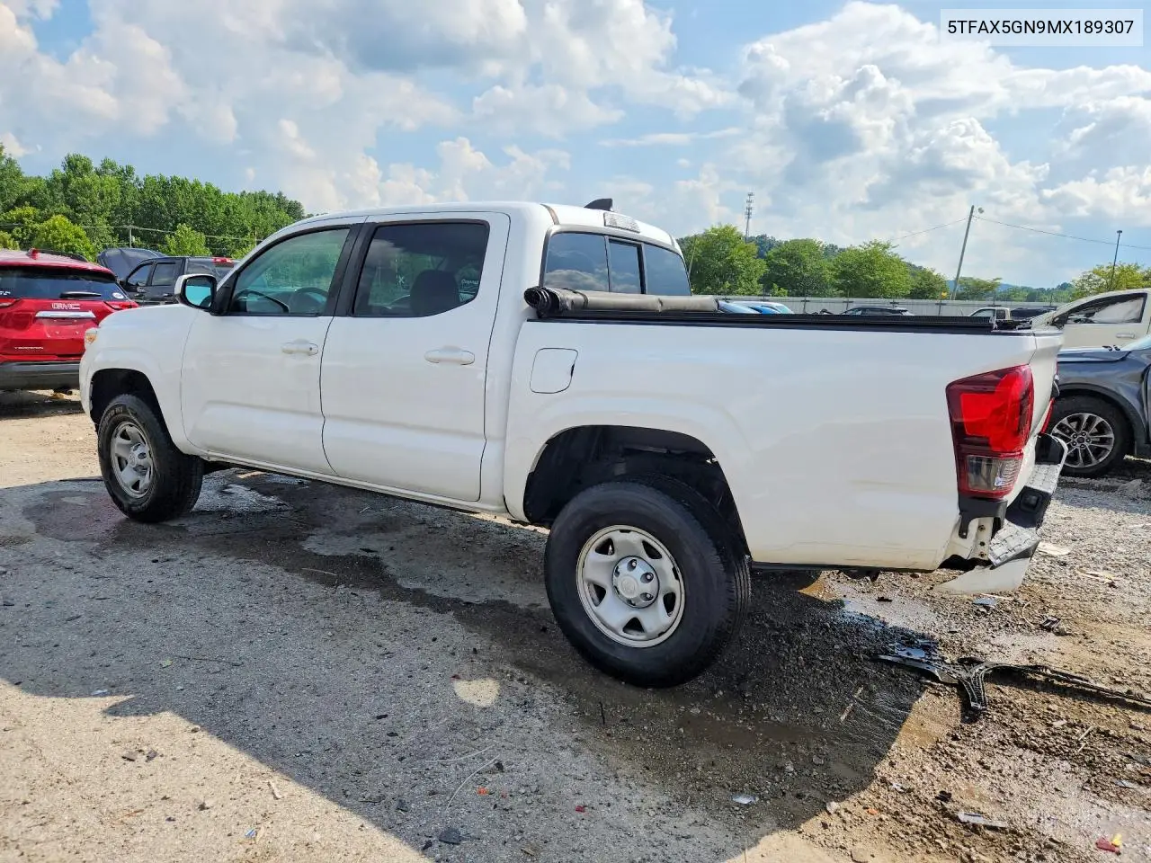2021 Toyota Tacoma Sr VIN: 5TFAX5GN9MX189307 Lot: 61303106