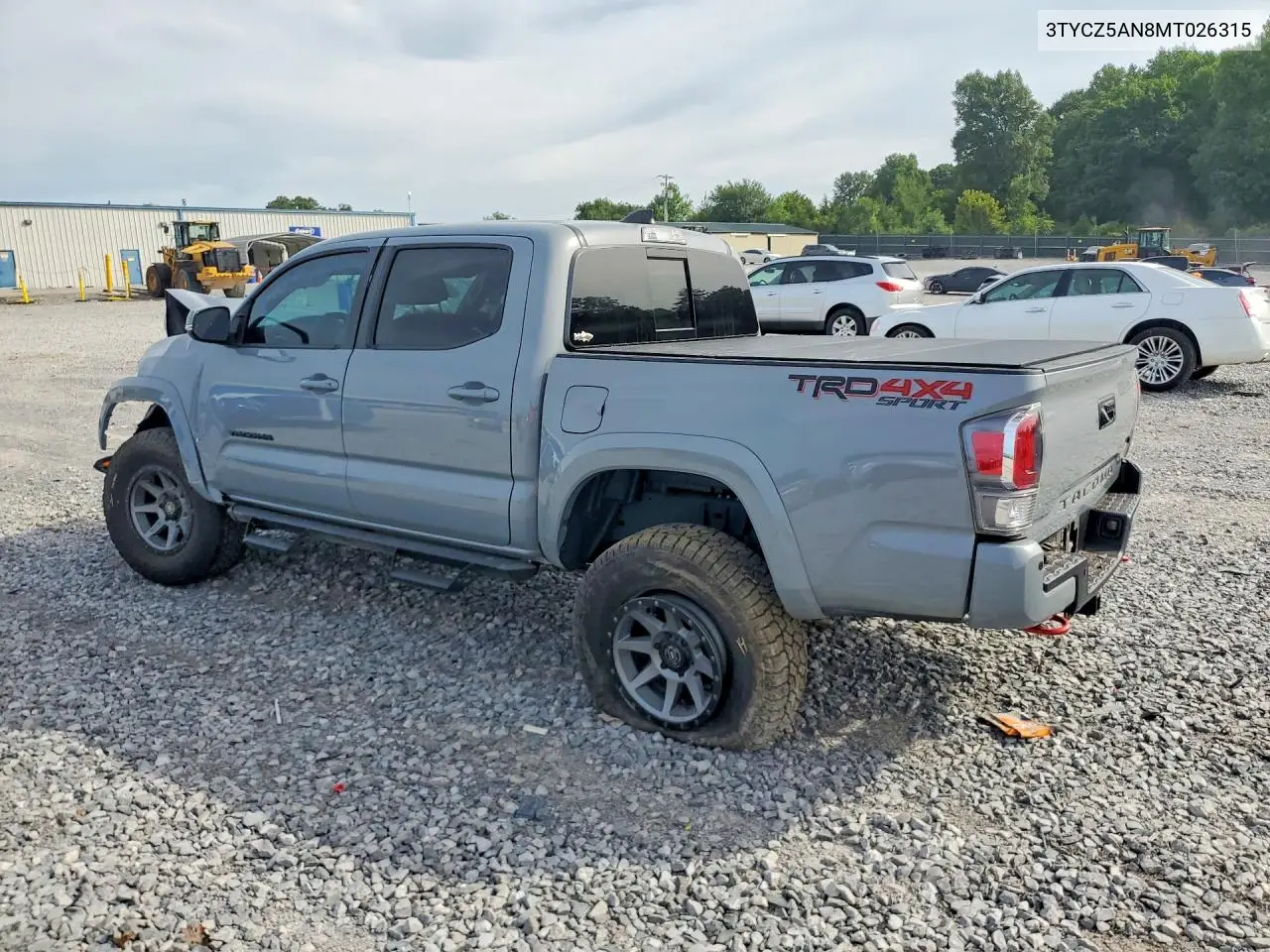 2021 Toyota Tacoma Trd Sport VIN: 3TYCZ5AN8MT026315 Lot: 61736106