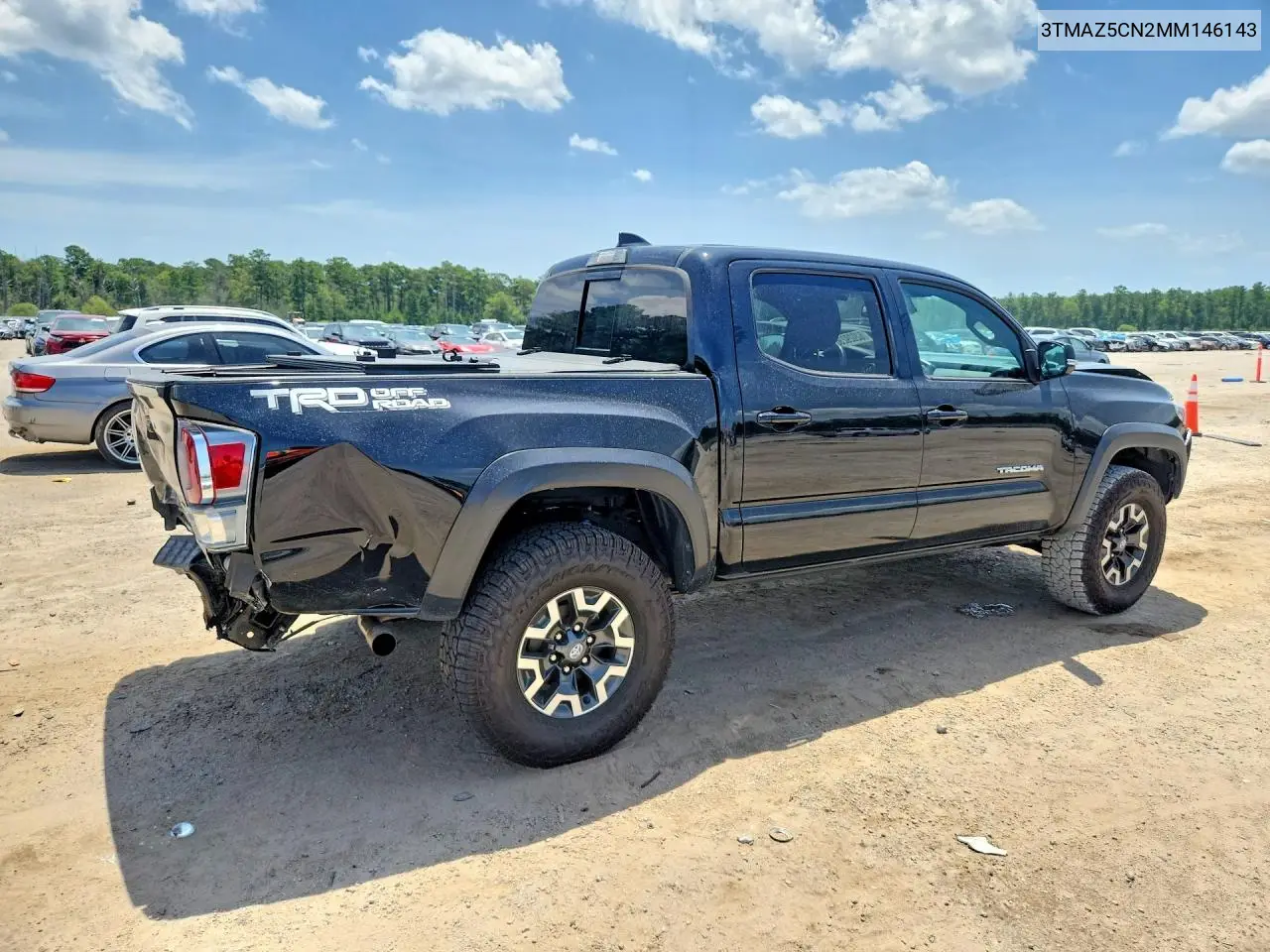 2021 Toyota Tacoma Trd Off-Road VIN: 3TMAZ5CN2MM146143 Lot: 62029236