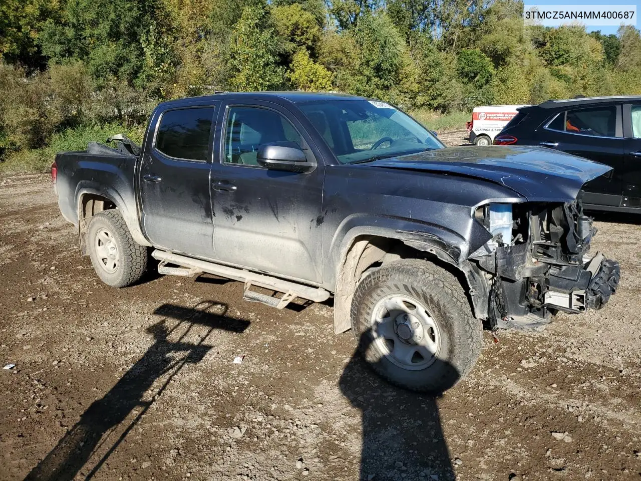 3TMCZ5AN4MM400687 2021 Toyota Tacoma Double Cab