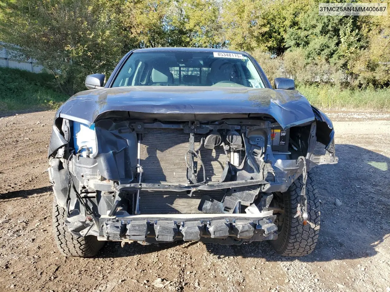 3TMCZ5AN4MM400687 2021 Toyota Tacoma Double Cab