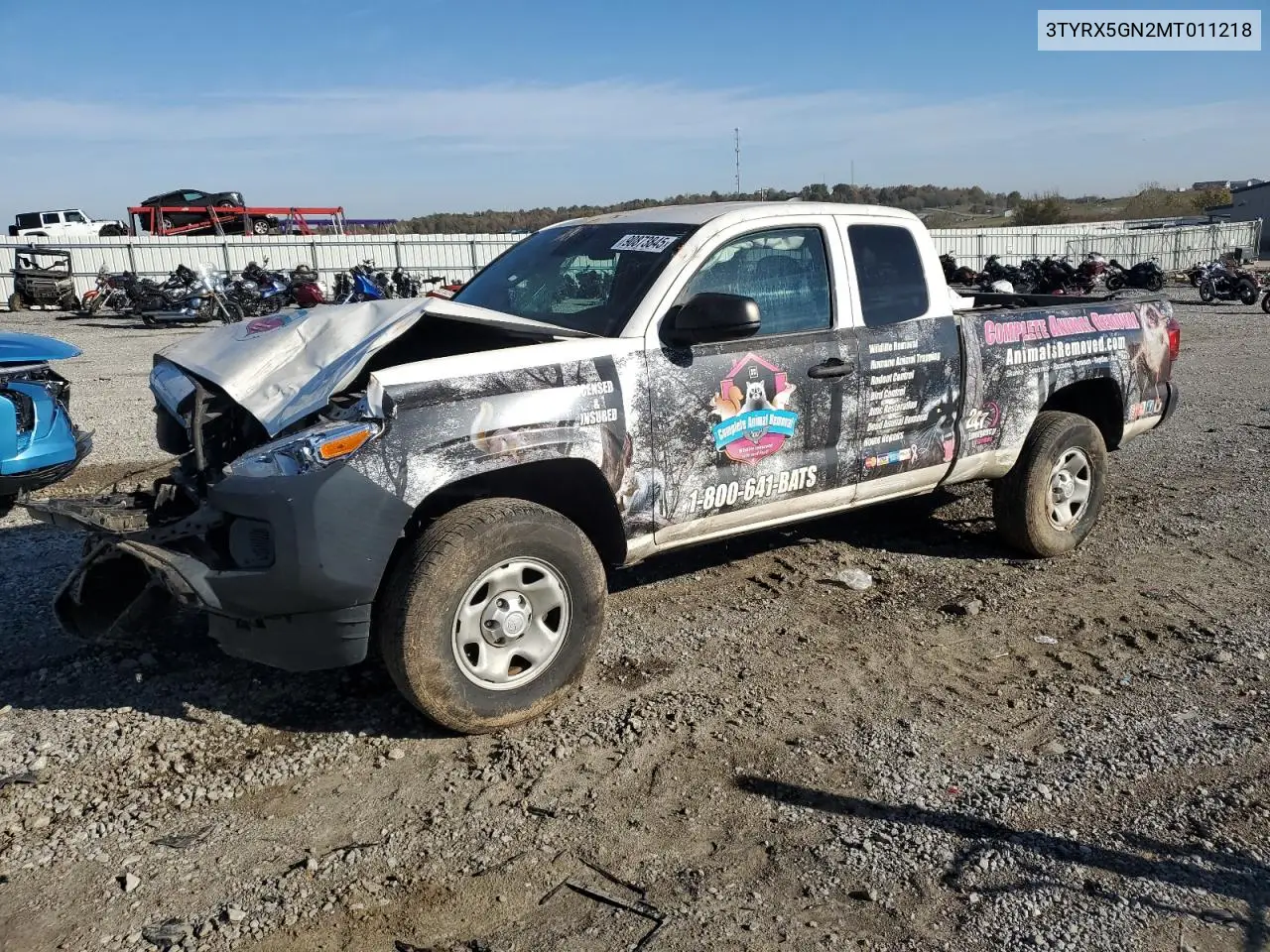 3TYRX5GN2MT011218 2021 Toyota Tacoma Access Cab