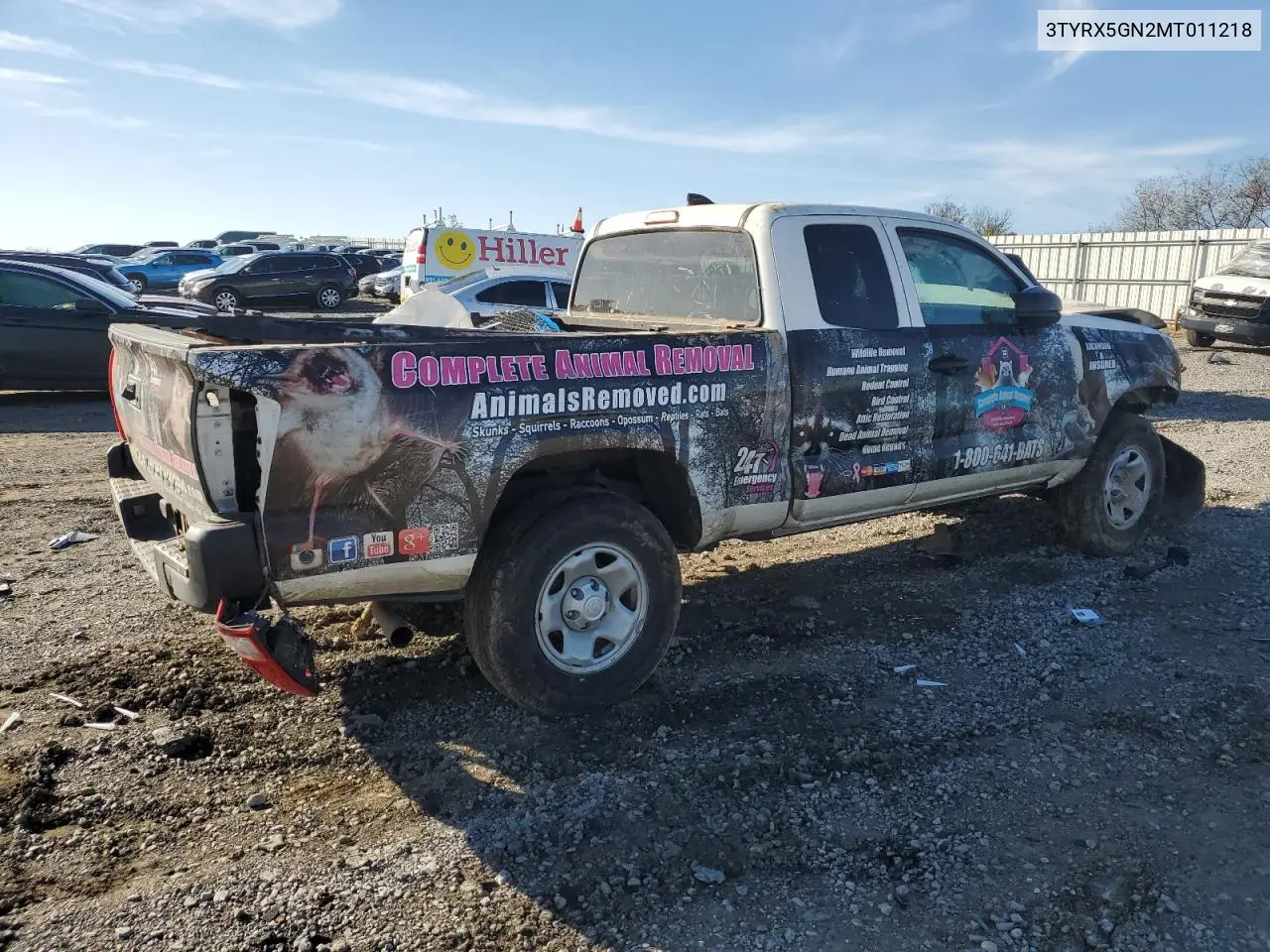 3TYRX5GN2MT011218 2021 Toyota Tacoma Access Cab