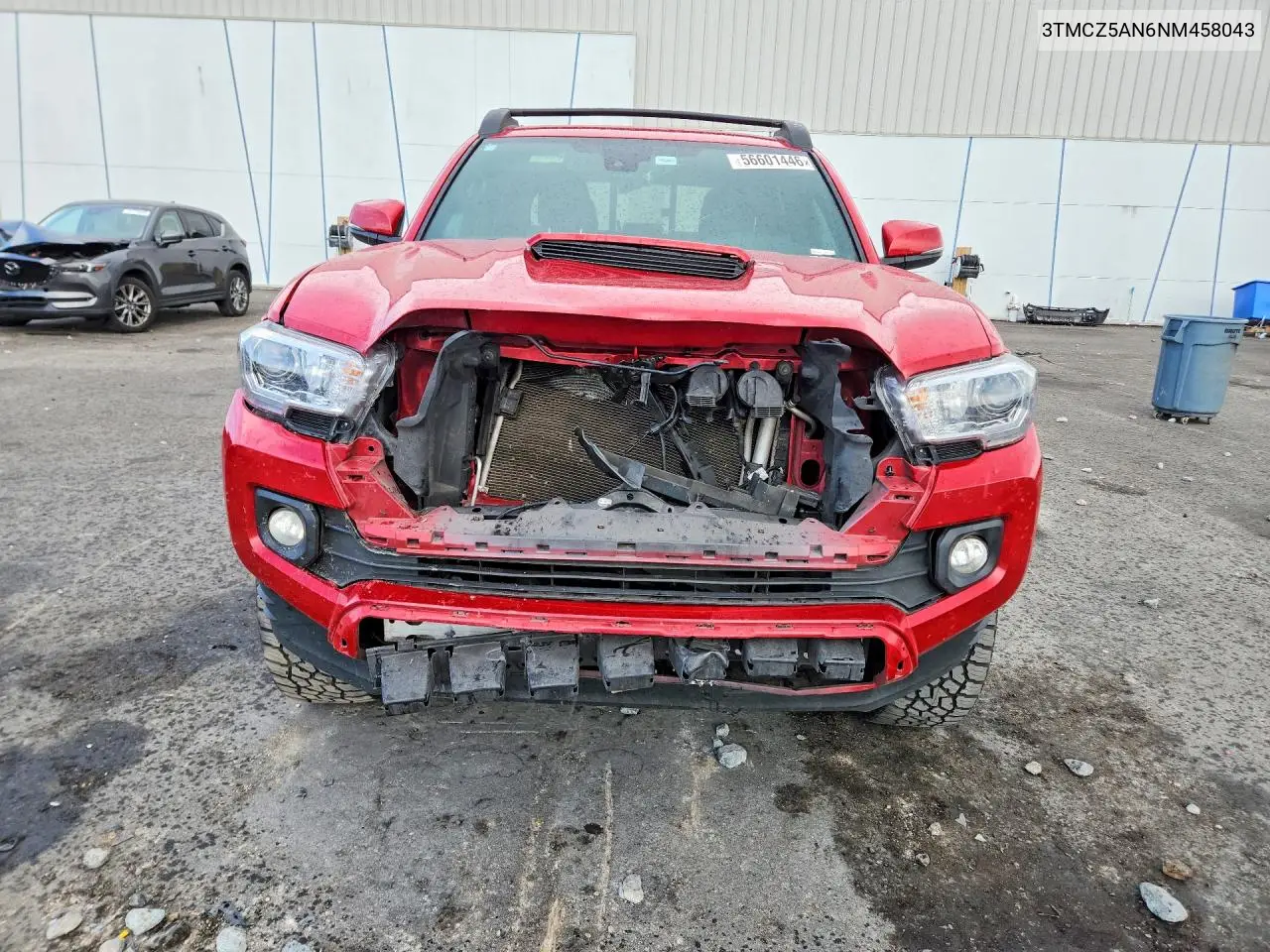 2022 Toyota Tacoma Trd Sport VIN: 3TMCZ5AN6NM458043 Lot: 56601446