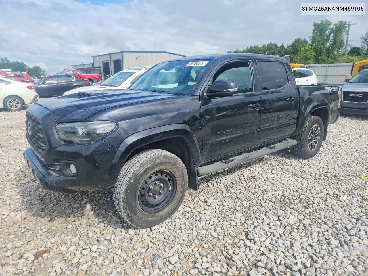 2022 Toyota Tacoma Trd Sport VIN: 3TMCZ5AN4NM469106 Lot: 58282206