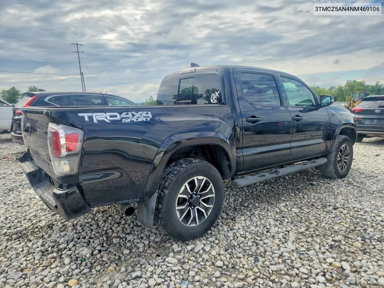 2022 Toyota Tacoma Trd Sport VIN: 3TMCZ5AN4NM469106 Lot: 58282206