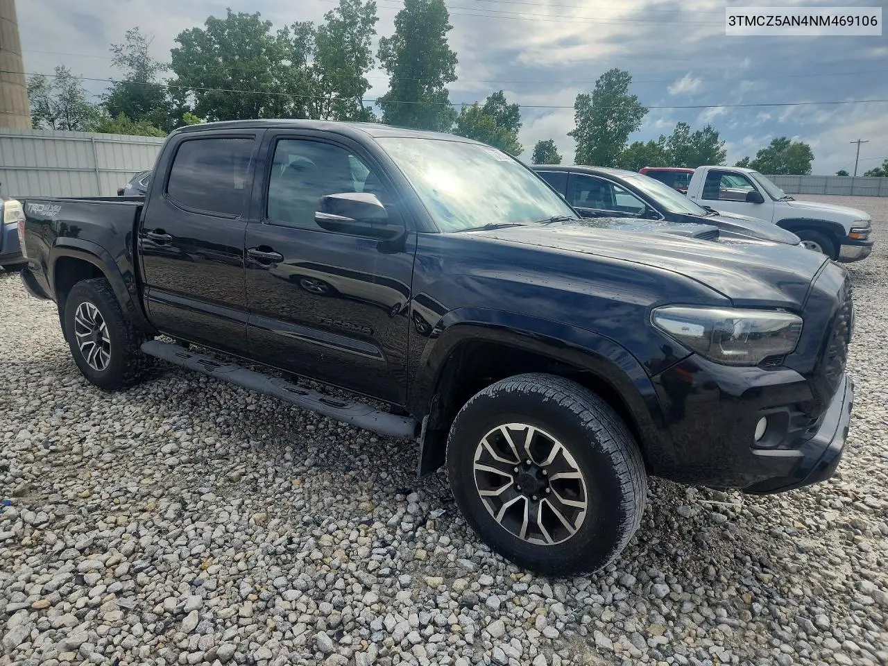 2022 Toyota Tacoma Trd Sport VIN: 3TMCZ5AN4NM469106 Lot: 58282206