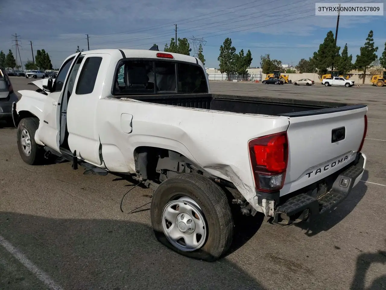 2022 Toyota Tacoma Sr VIN: 3TYRX5GN0NT057809 Lot: 61086916
