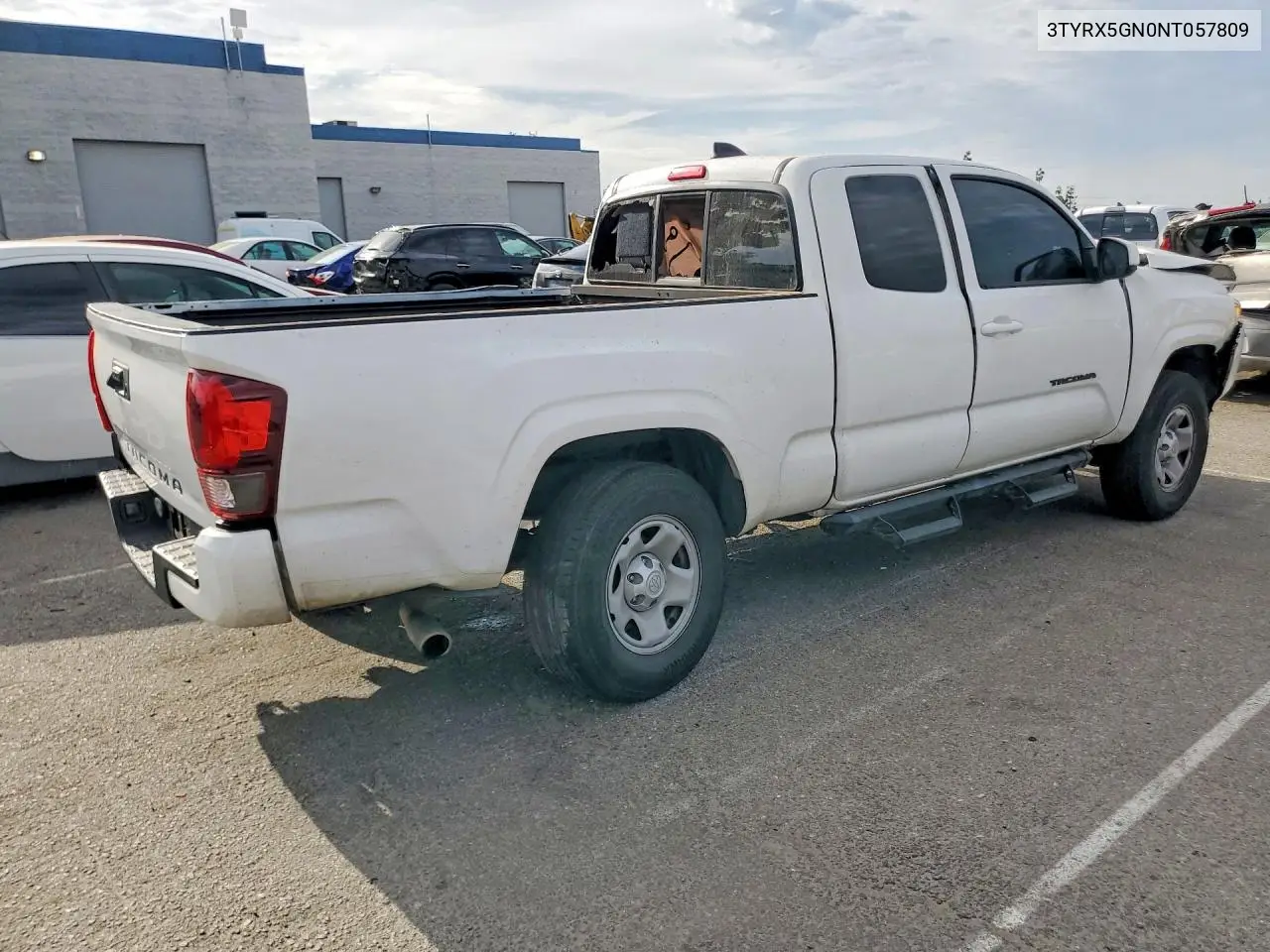 2022 Toyota Tacoma Sr VIN: 3TYRX5GN0NT057809 Lot: 61086916