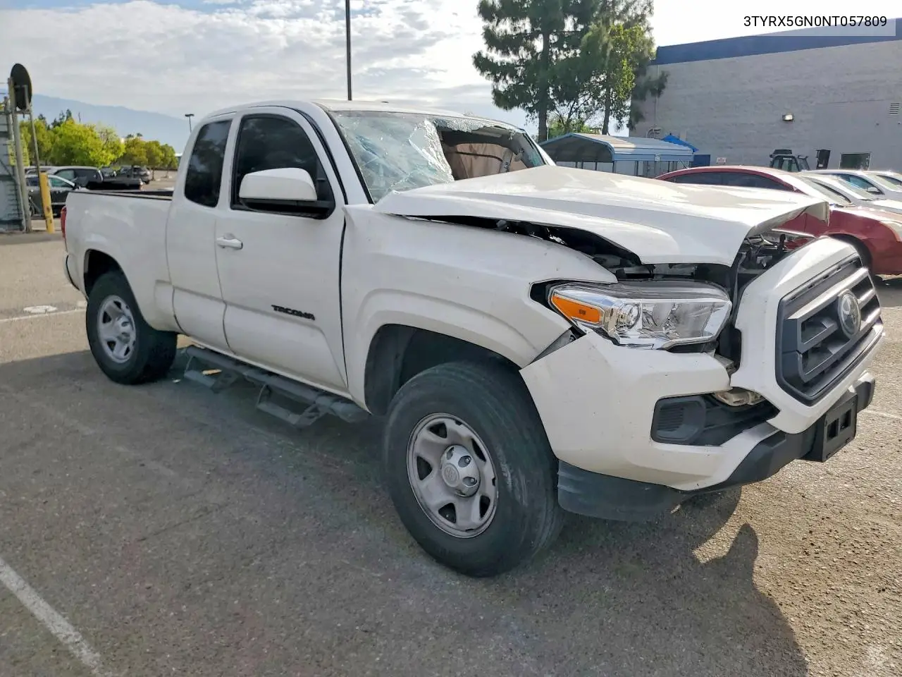2022 Toyota Tacoma Sr VIN: 3TYRX5GN0NT057809 Lot: 61086916
