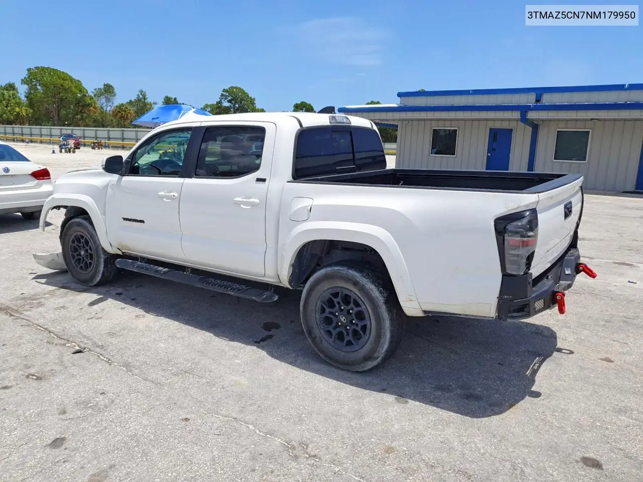 2022 Toyota Tacoma Sr5 V6 VIN: 3TMAZ5CN7NM179950 Lot: 61881206