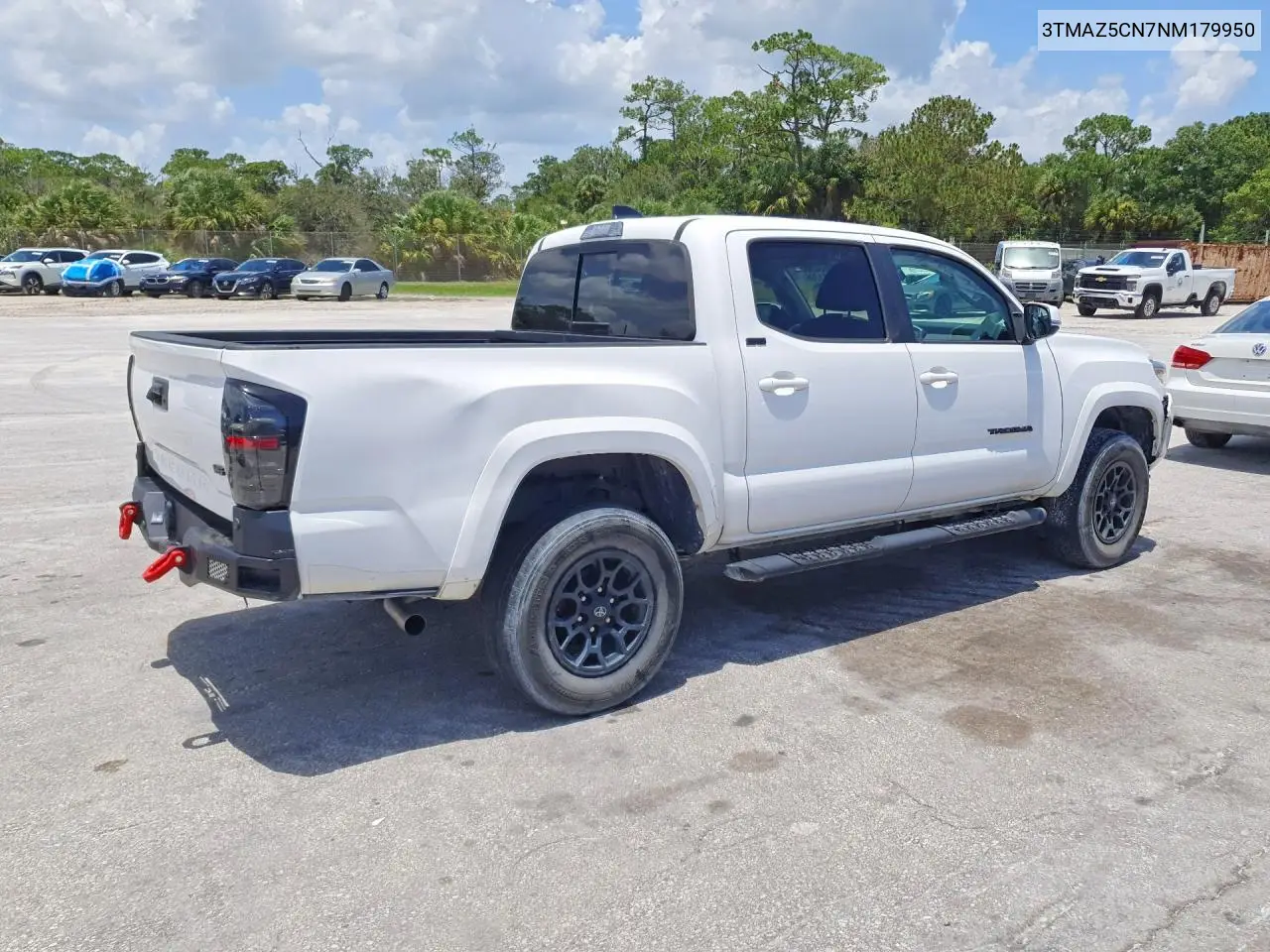 2022 Toyota Tacoma Sr5 V6 VIN: 3TMAZ5CN7NM179950 Lot: 61881206