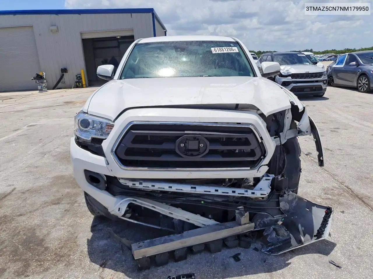 2022 Toyota Tacoma Sr5 V6 VIN: 3TMAZ5CN7NM179950 Lot: 61881206