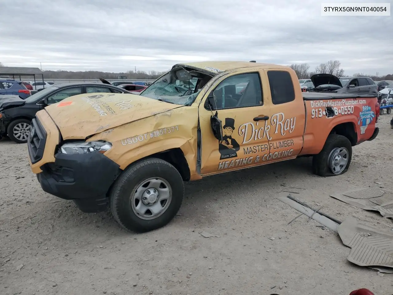 3TYRX5GN9NT040054 2022 Toyota Tacoma Access Cab