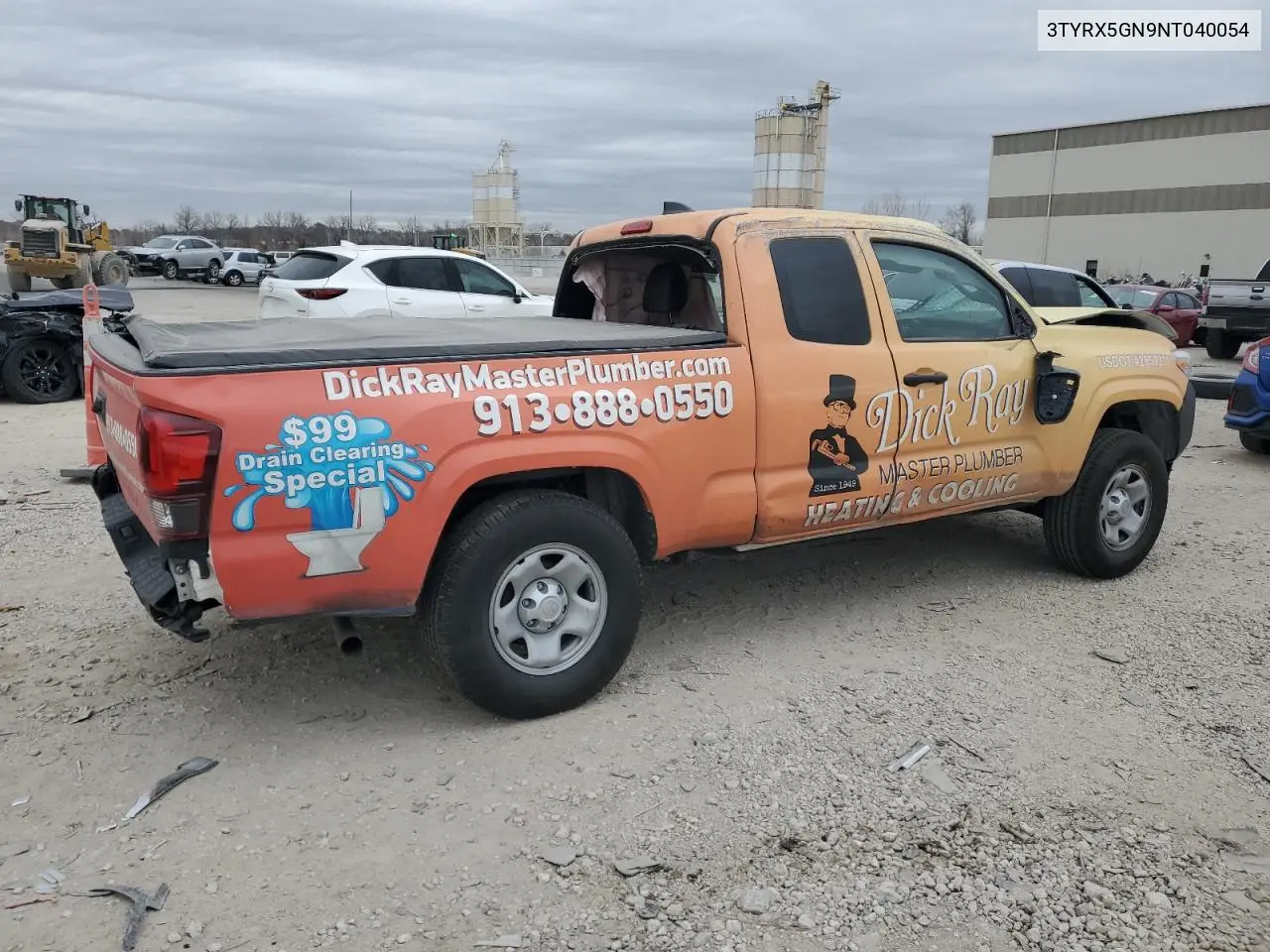 3TYRX5GN9NT040054 2022 Toyota Tacoma Access Cab