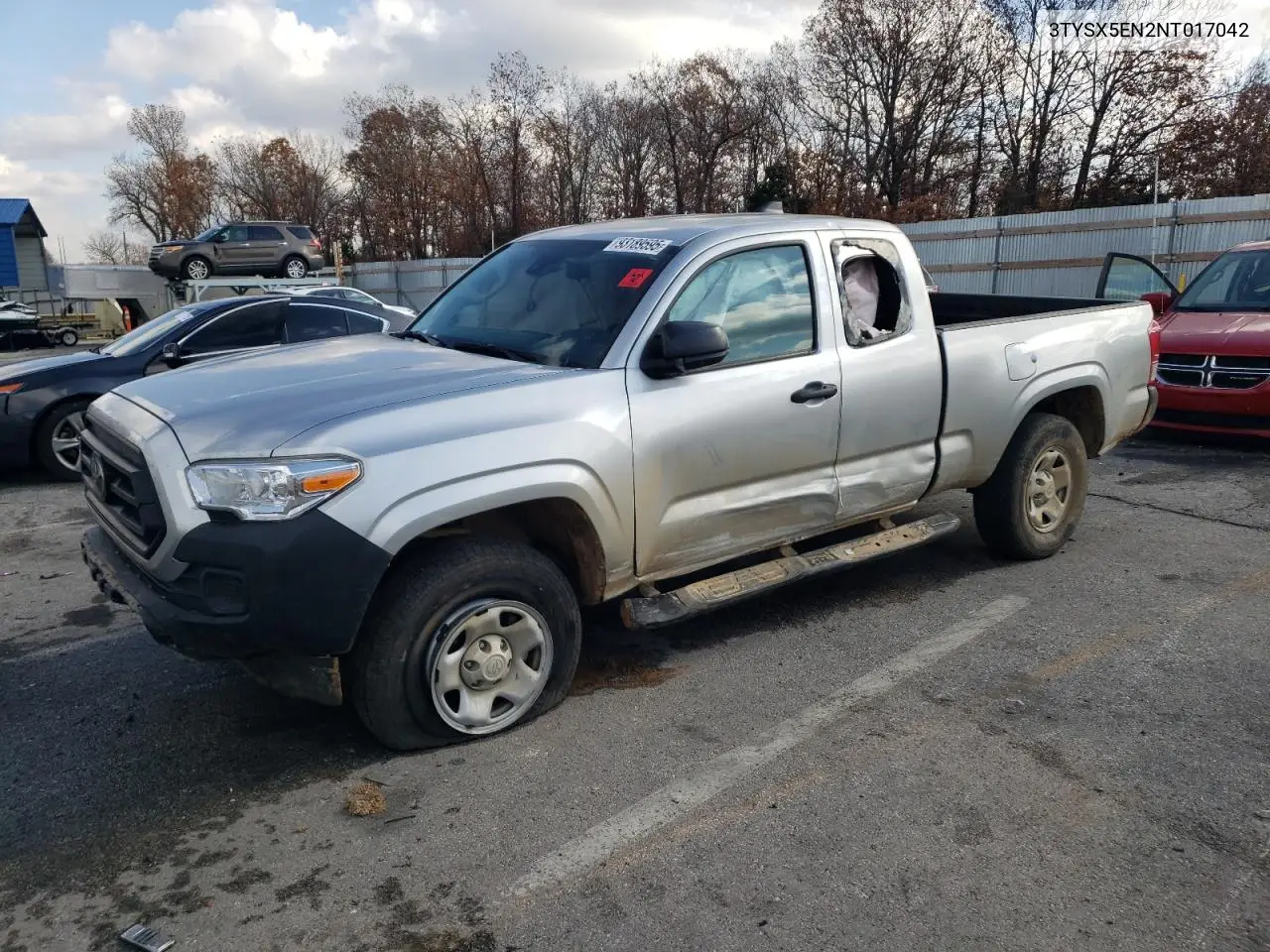 3TYSX5EN2NT017042 2022 Toyota Tacoma Access Cab