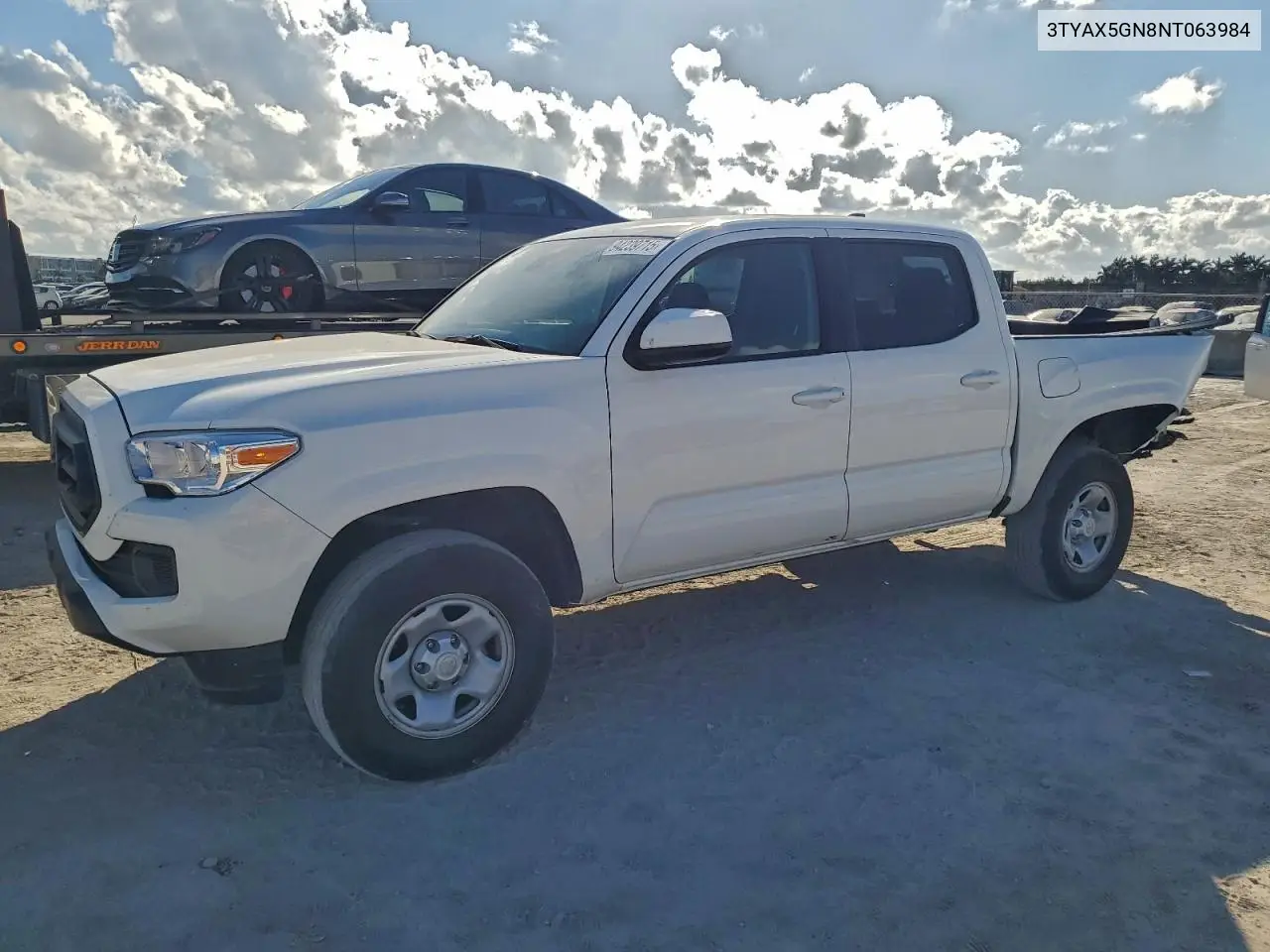 3TYAX5GN8NT063984 2022 Toyota Tacoma Double Cab