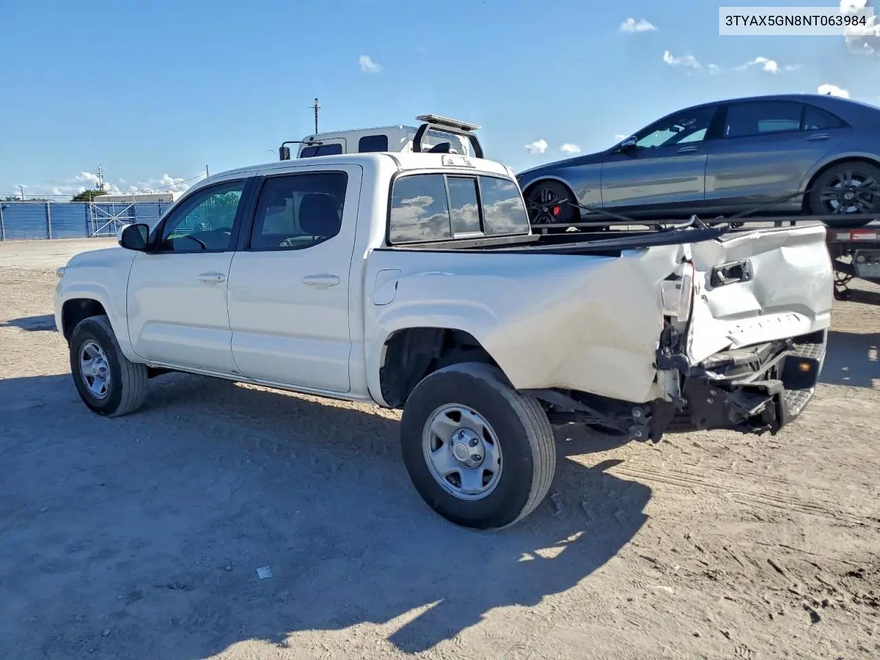 3TYAX5GN8NT063984 2022 Toyota Tacoma Double Cab