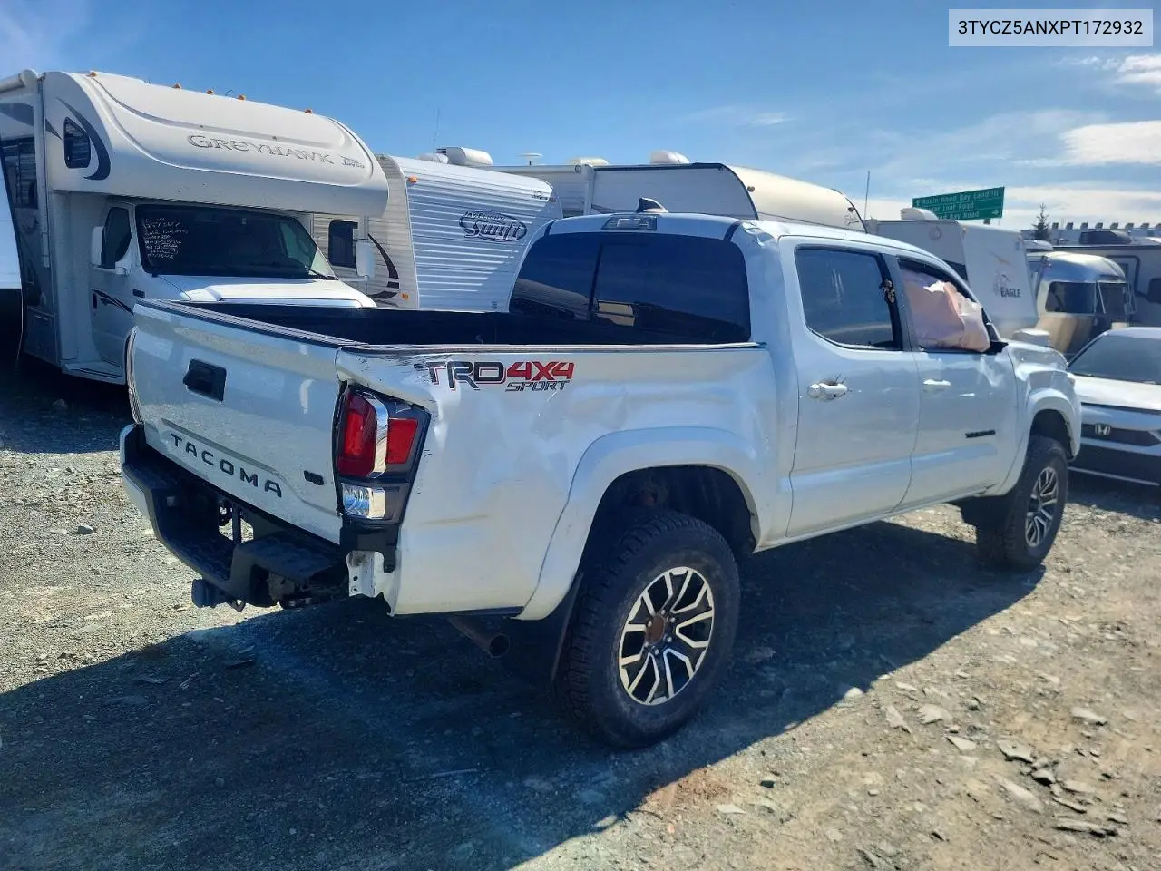2023 Toyota Tacoma Sr V6 VIN: 3TYCZ5ANXPT172932 Lot: 54149526