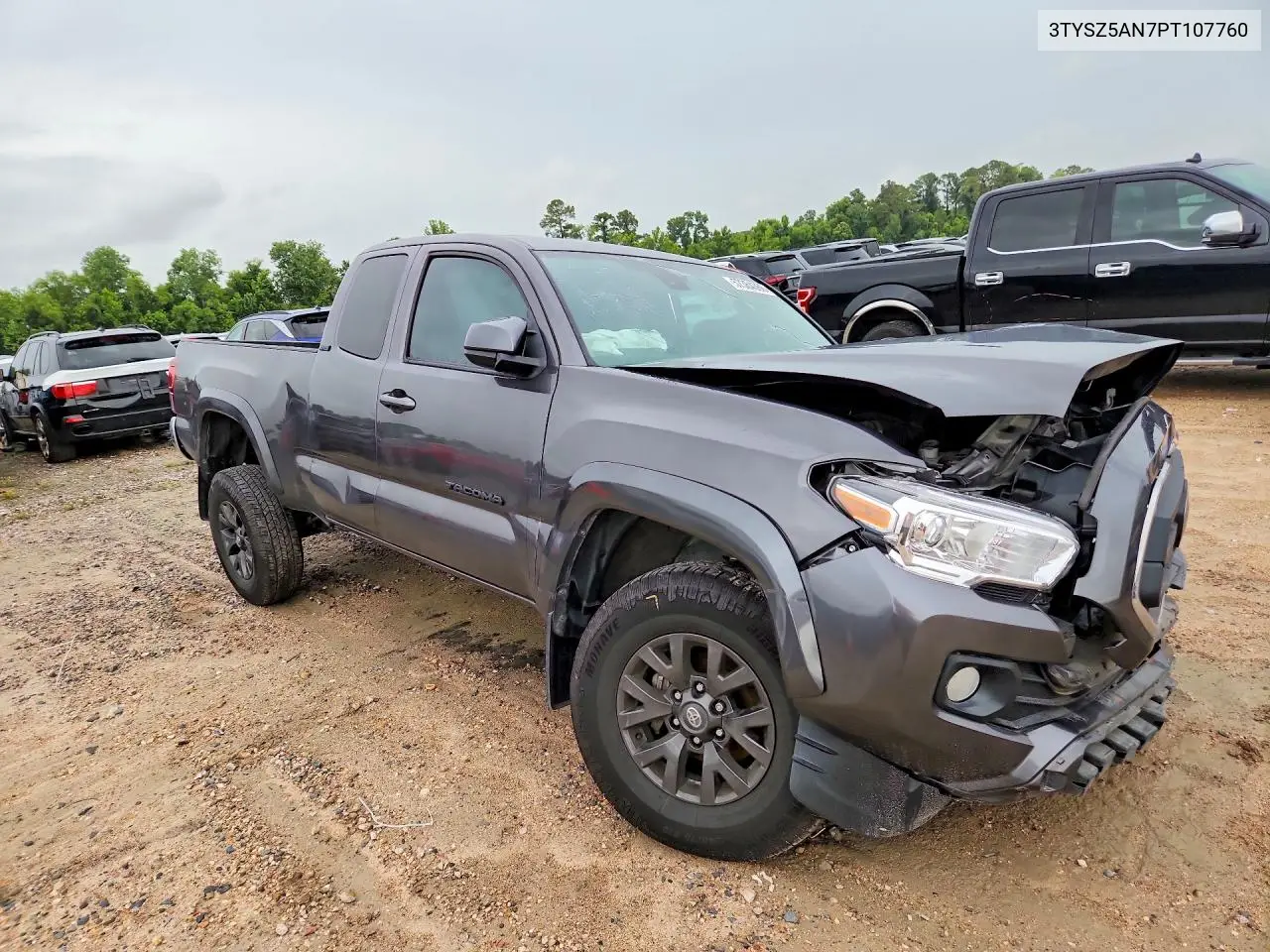 2023 Toyota Tacoma Sr5 V6 VIN: 3TYSZ5AN7PT107760 Lot: 57384366