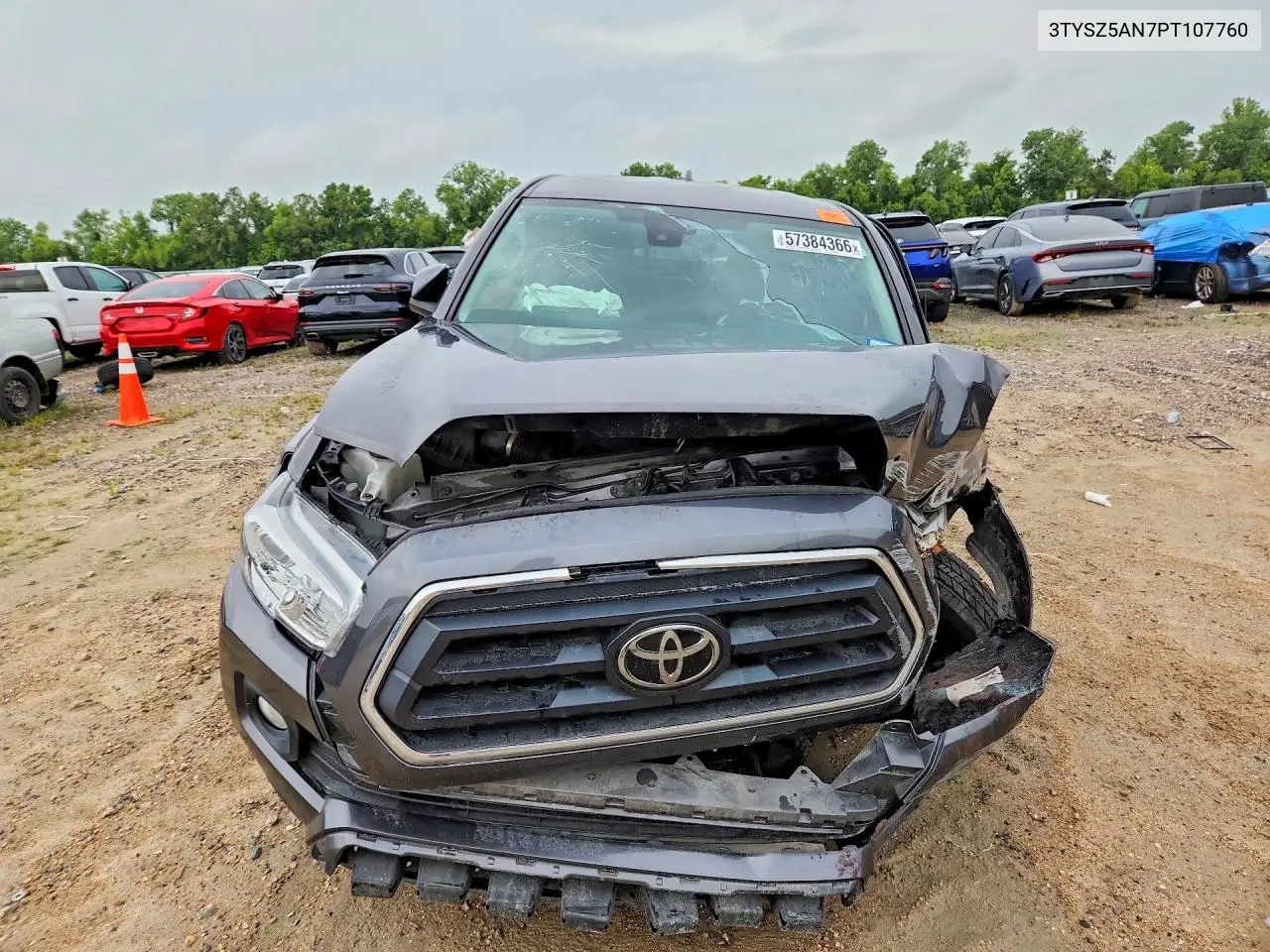 2023 Toyota Tacoma Sr5 V6 VIN: 3TYSZ5AN7PT107760 Lot: 57384366