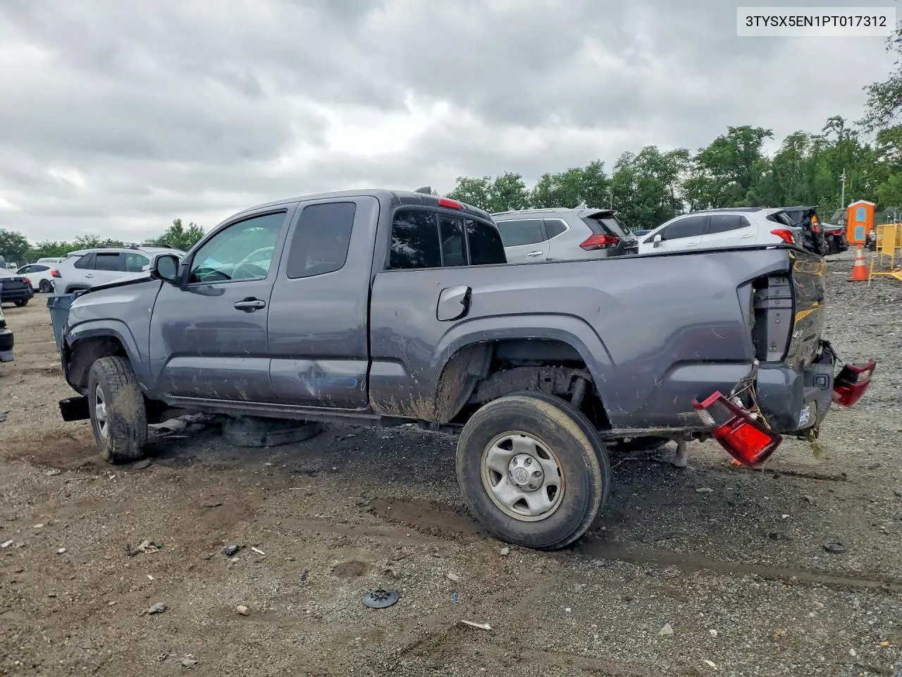 2023 Toyota Tacoma Sr VIN: 3TYSX5EN1PT017312 Lot: 59402366