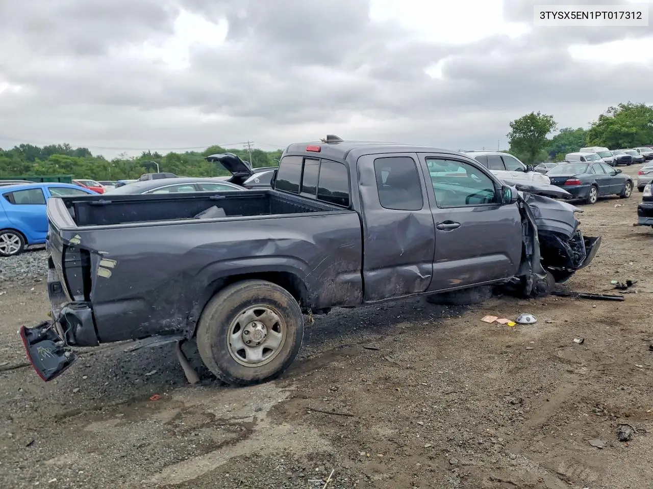 2023 Toyota Tacoma Sr VIN: 3TYSX5EN1PT017312 Lot: 59402366