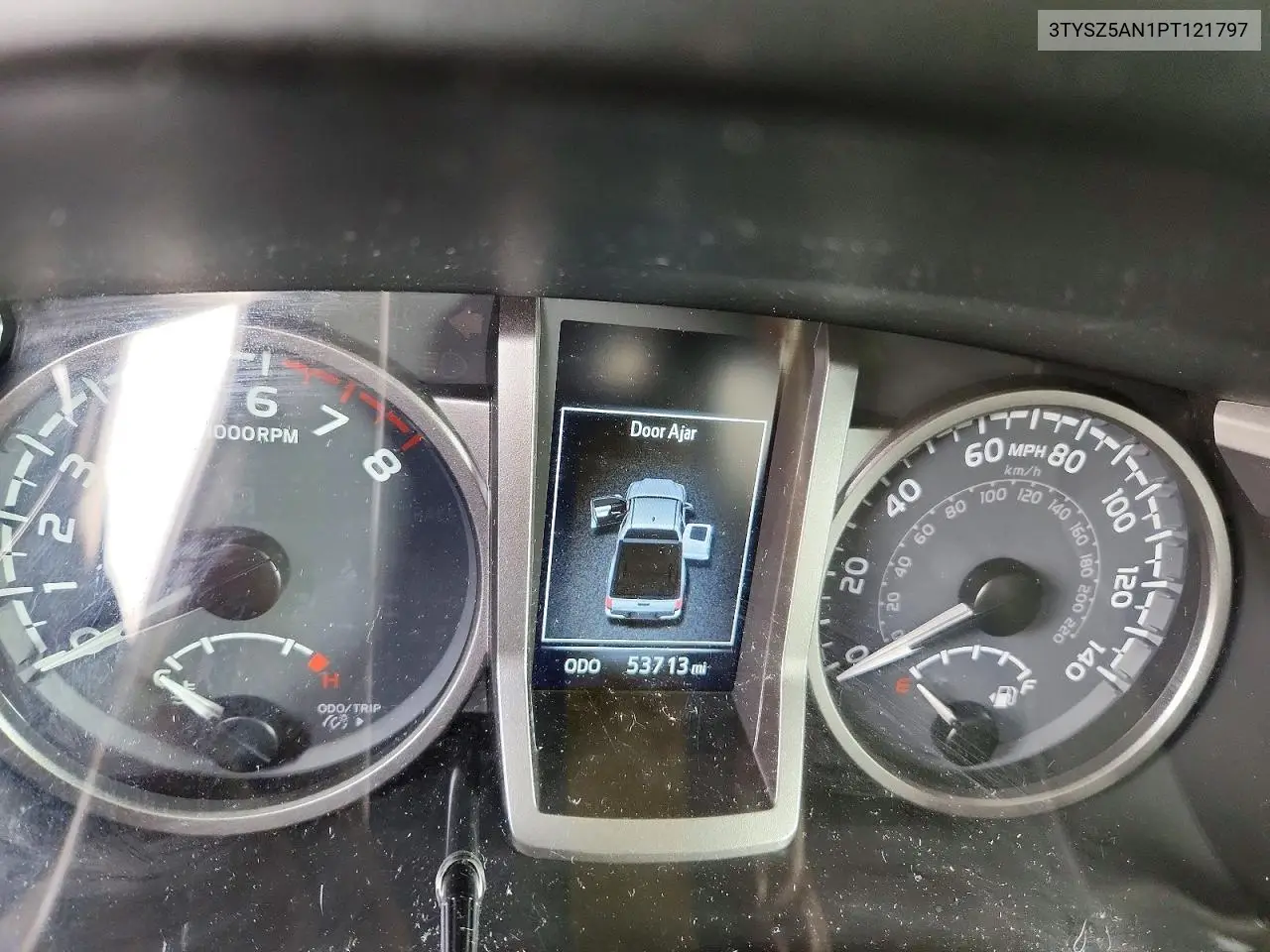 2023 Toyota Tacoma Sr V6 VIN: 3TYSZ5AN1PT121797 Lot: 59916736