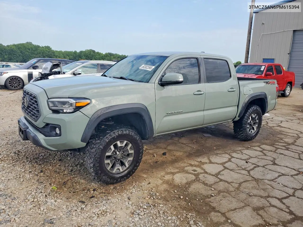 2023 Toyota Tacoma Trd Off-Road VIN: 3TMCZ5AN6PM615394 Lot: 60302596
