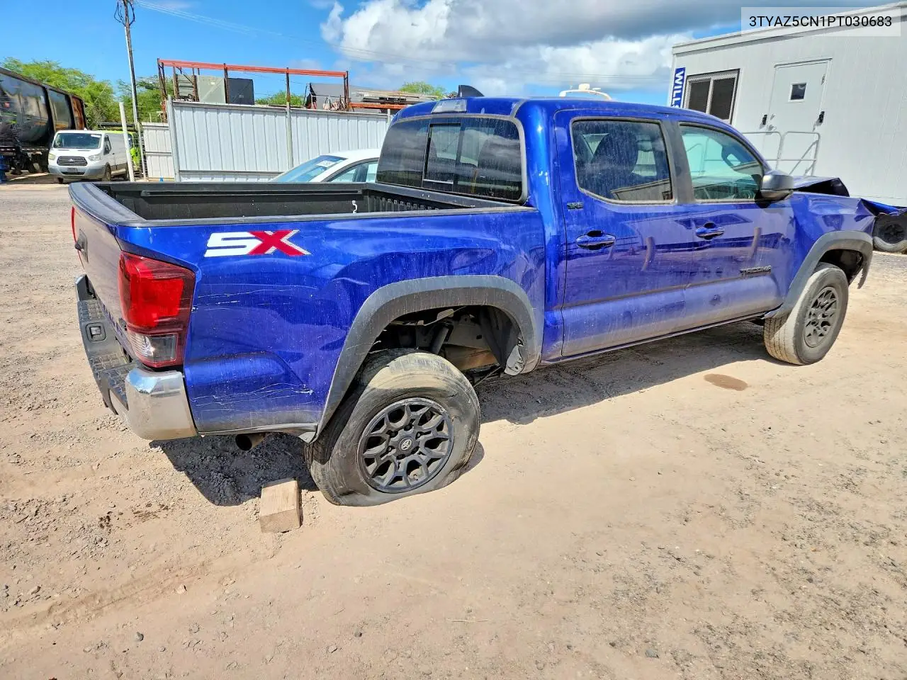 2023 Toyota Tacoma Sr5 V6 VIN: 3TYAZ5CN1PT030683 Lot: 60707436
