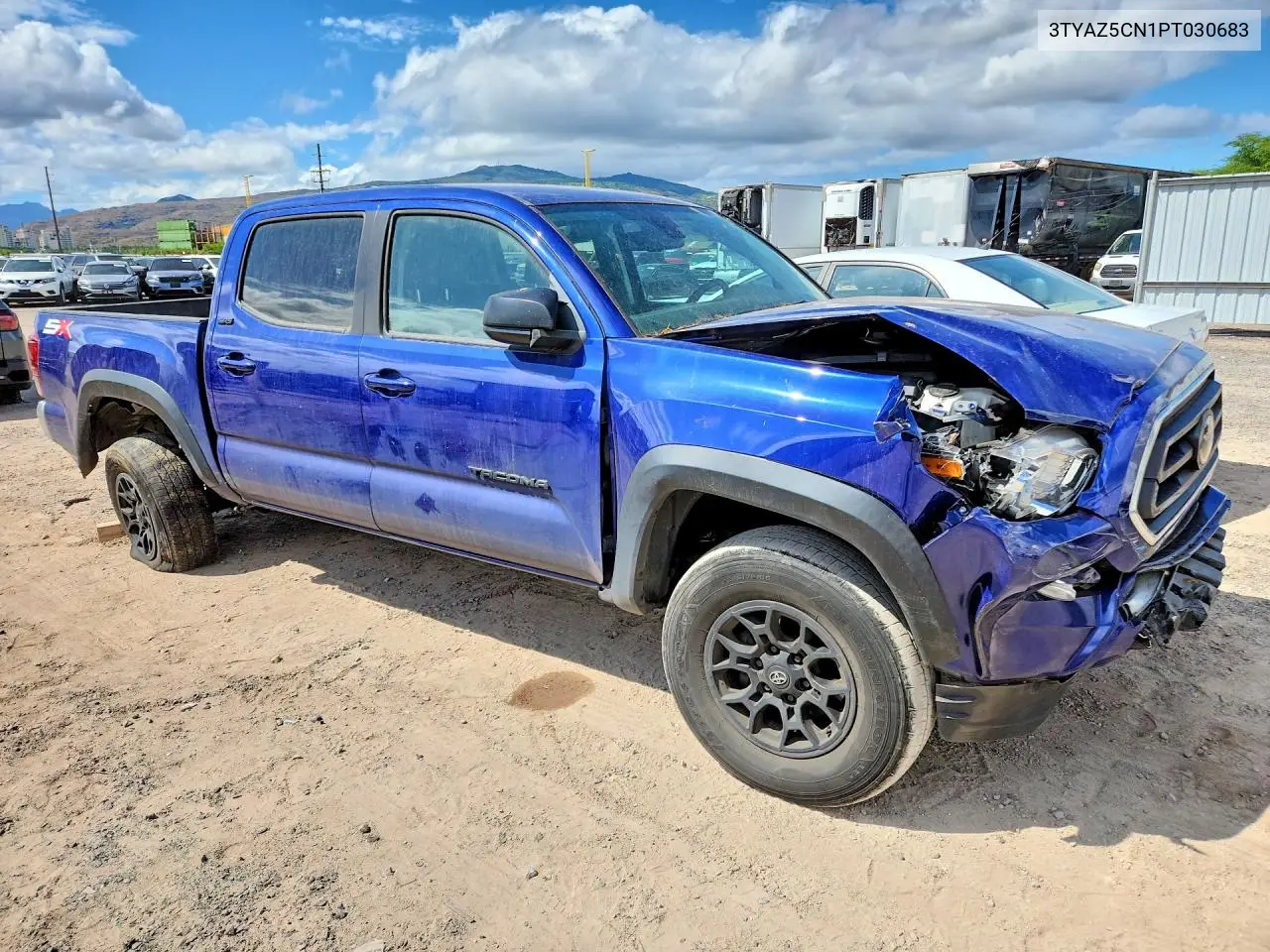 2023 Toyota Tacoma Sr5 V6 VIN: 3TYAZ5CN1PT030683 Lot: 60707436