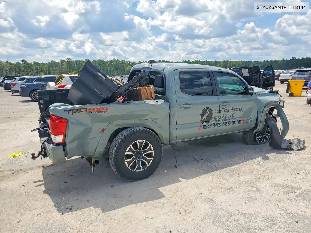 2023 Toyota Tacoma Trd Sport VIN: 3TYCZ5AN1PT118144 Lot: 61250796
