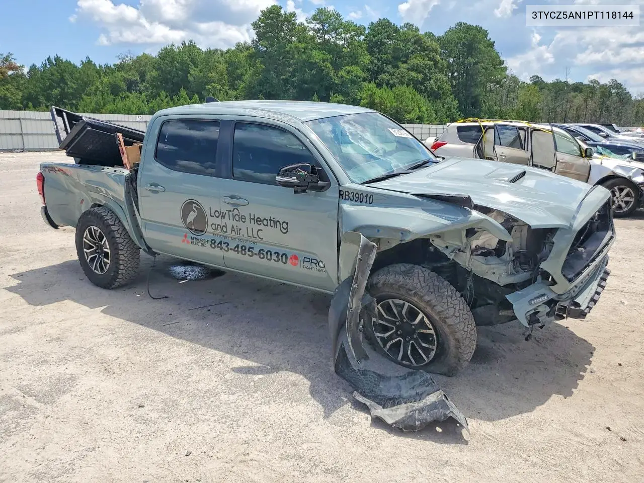 2023 Toyota Tacoma Trd Sport VIN: 3TYCZ5AN1PT118144 Lot: 61250796
