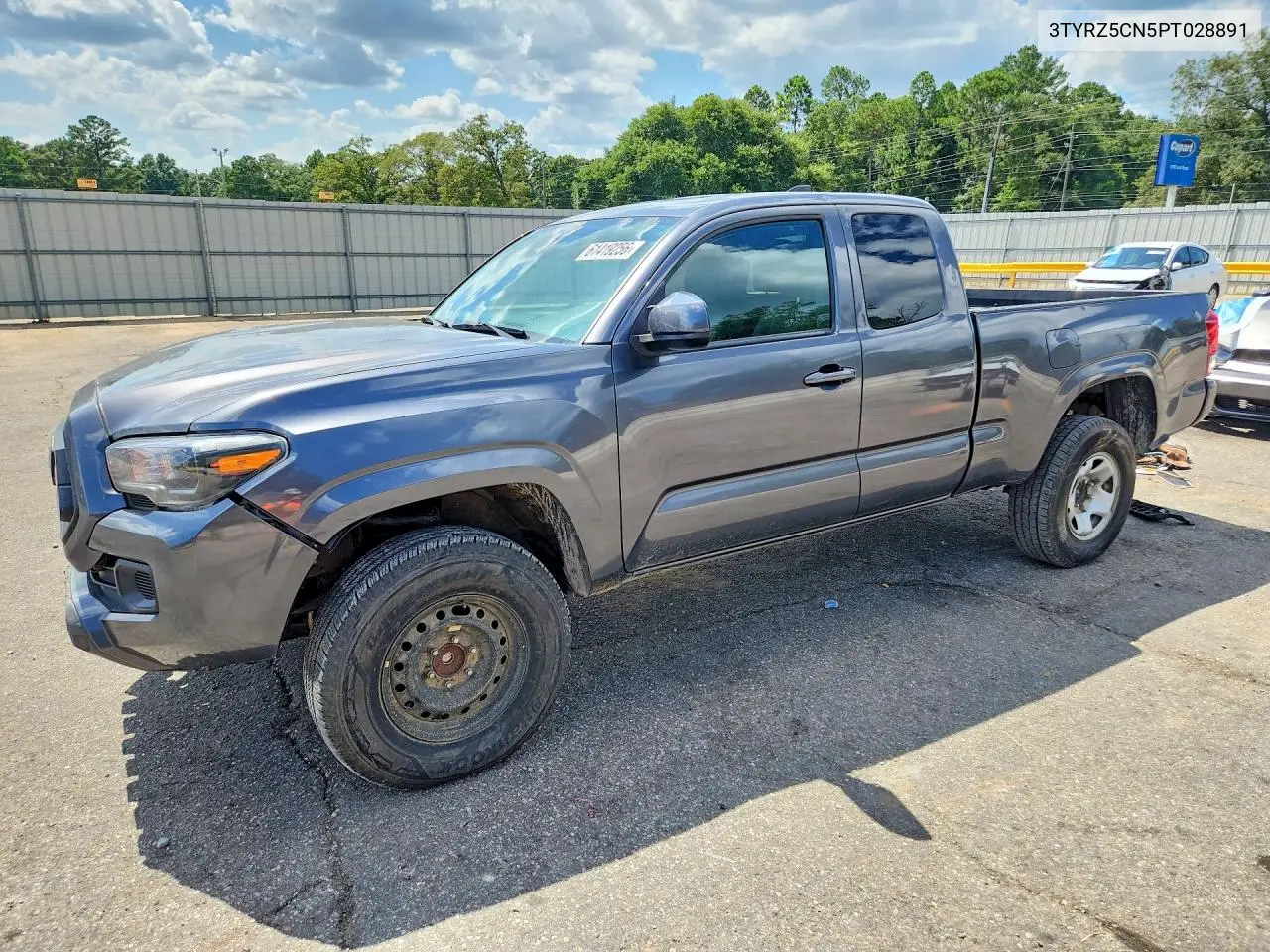 2023 Toyota Tacoma Sr V6 VIN: 3TYRZ5CN5PT028891 Lot: 61419256