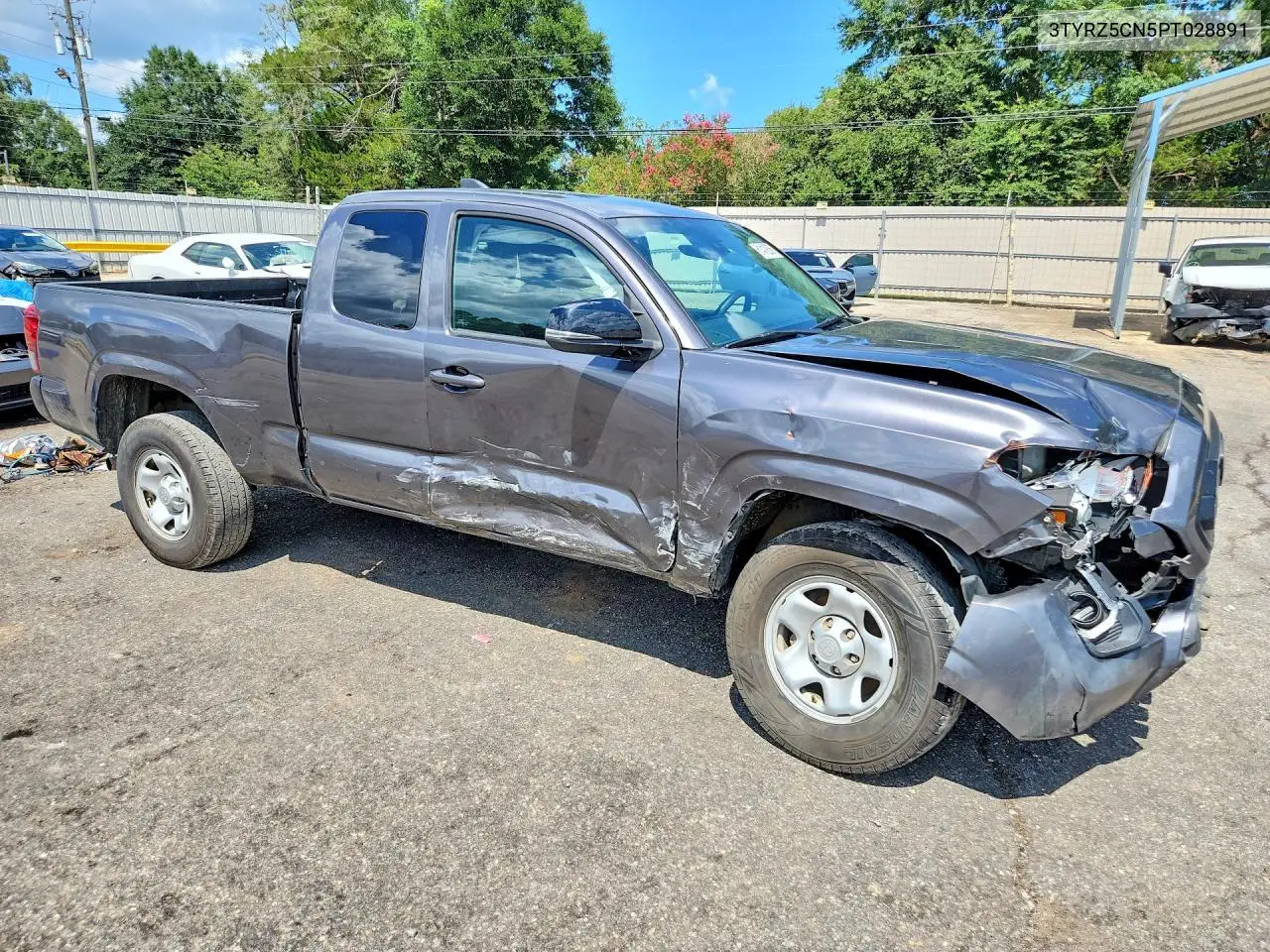 2023 Toyota Tacoma Sr V6 VIN: 3TYRZ5CN5PT028891 Lot: 61419256