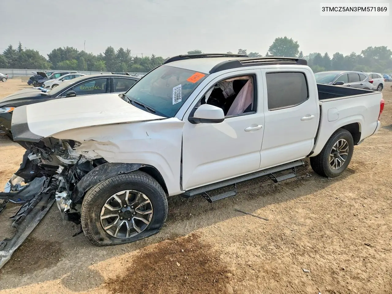 2023 Toyota Tacoma Sr V6 VIN: 3TMCZ5AN3PM571869 Lot: 61539996