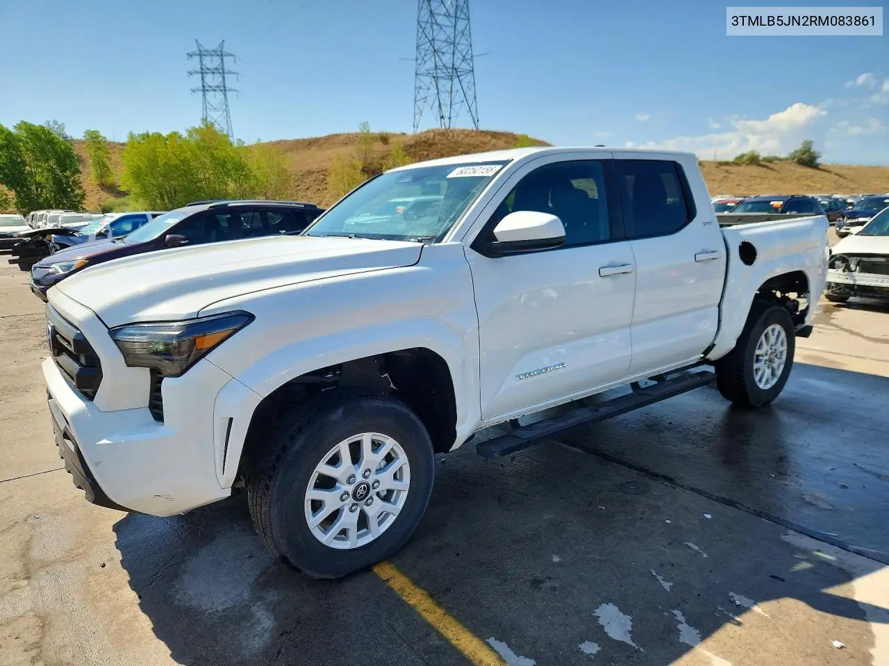 2024 Toyota Tacoma Sr5 VIN: 3TMLB5JN2RM083861 Lot: 60250156
