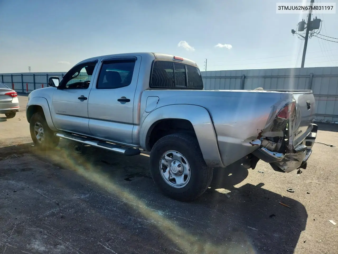 2024 Toyota Tacoma Double Cab Prerunner VIN: 3TMJU62N67M031197 Lot: 61534006
